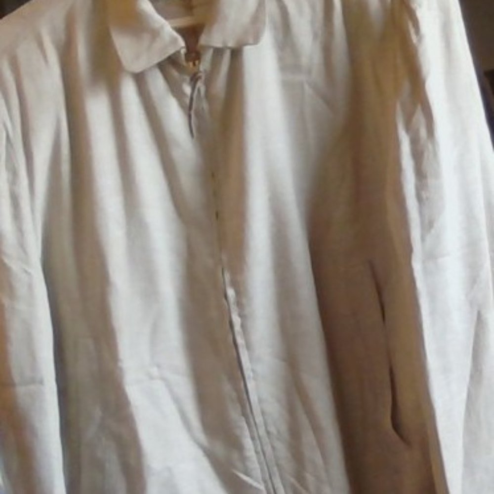 Vintage Lenox Men's Linen Jacket  Size 42